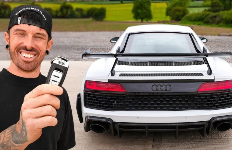 REBUILDING A WRECKED AUDI R8 THEN GIVING IT TO MY FRIEND