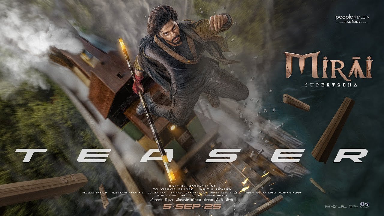 Mirai Telugu Teaser | Teja Sajja | Manchu Manoj | Karthik Gattamneni | People Media Factory