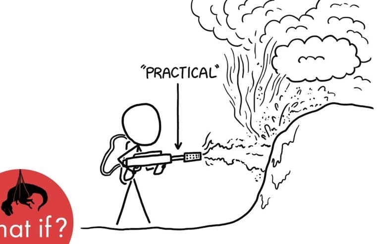 What if you used a flamethrower as a snowblower?
