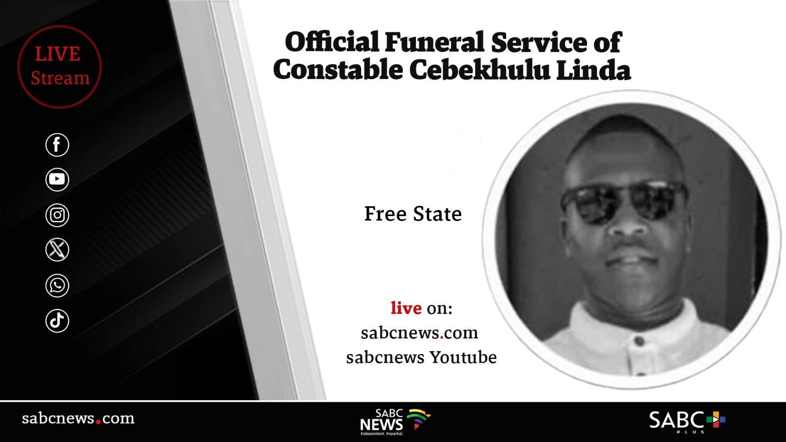 LIVE: Official Funeral Service of Constable Cebekhulu Linda – SABC News