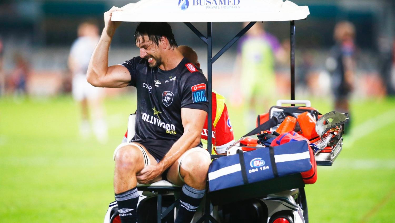 Sharks sweat on Eben injury