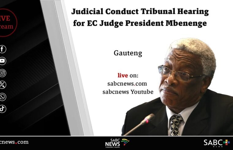 LIVE: Judicial Conduct Tribunal Hearing for Judge President Mbenenge