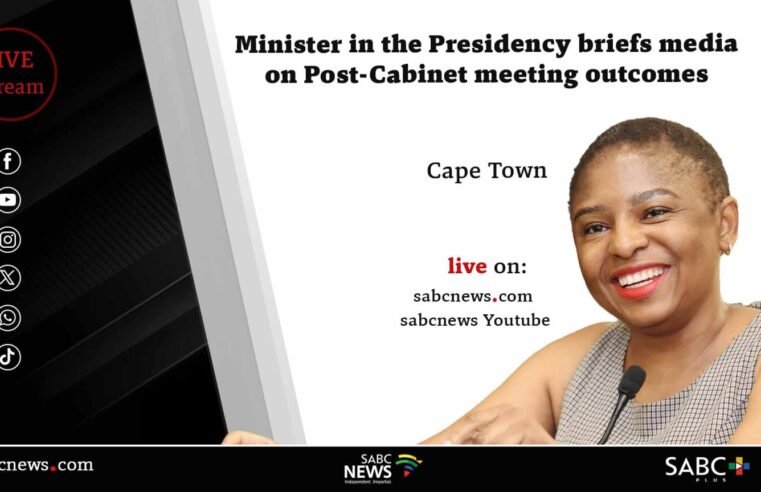 LIVE: Post Cabinet media briefing | 29 May 2025 – SABC News
