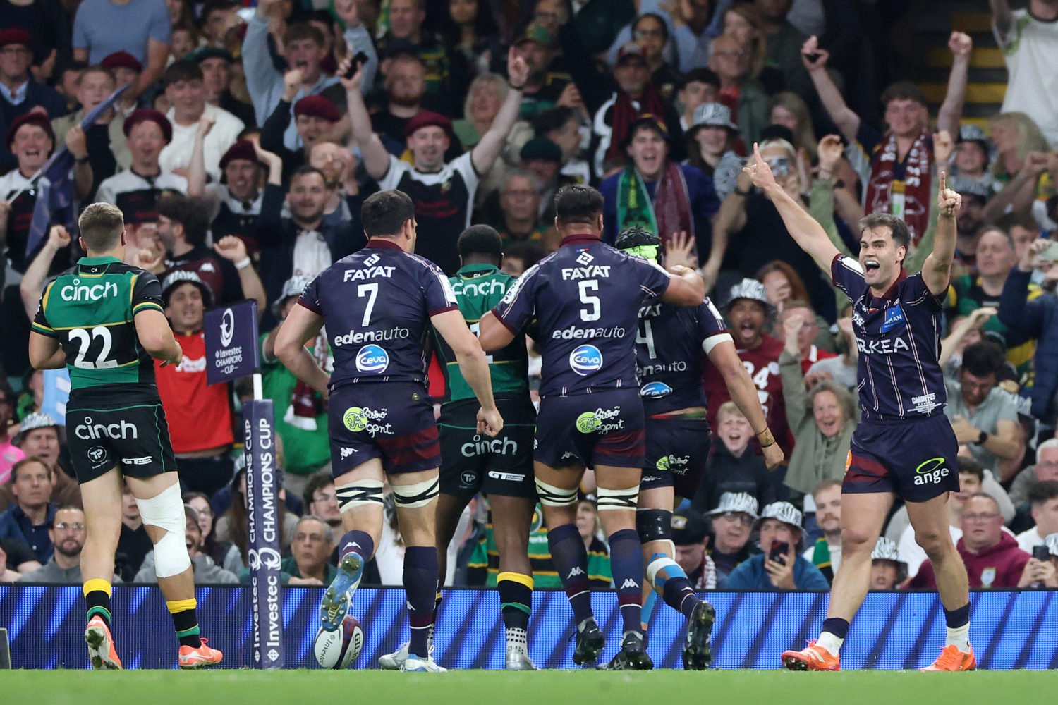 LIVE: Bordeaux vs Northampton