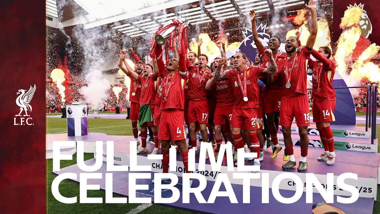 Liverpool FC’s Full-Time CELEBRATIONS | Premier League WINNERS!