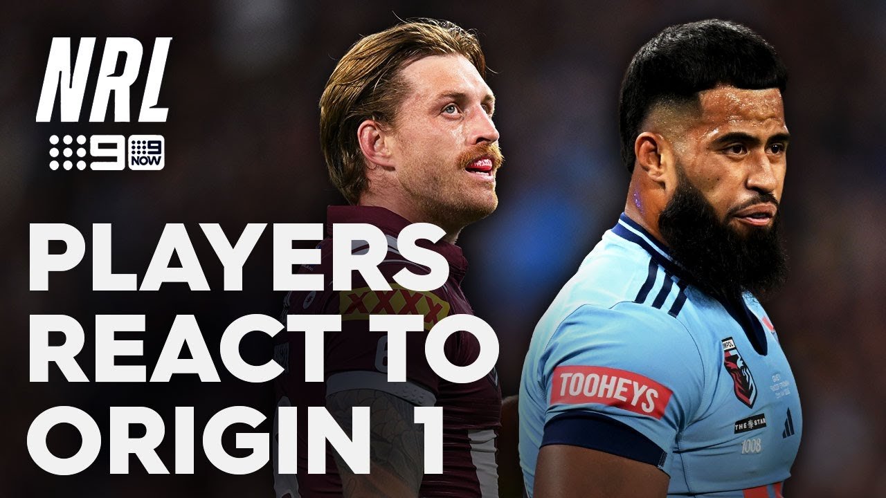 Blues and Maroons players react to MASSIVE Origin 1 result | NRL on Nine