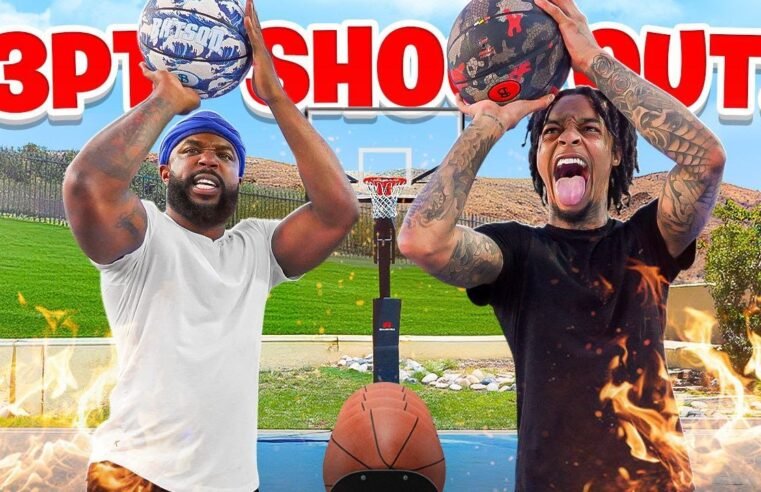 3 Point Shootout vs FlightReacts! Who’s The Better Shooter?!