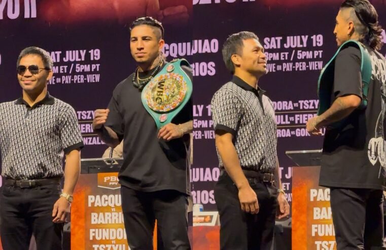 Manny Pacquiao LAUGHS During Funny Face Off with Marrio Barrios 😂