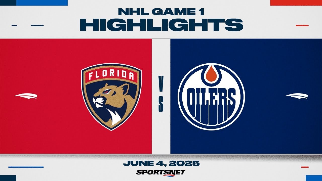 Stanley Cup Final Game 1 Highlights | Panthers vs. Oilers – June 4, 2025