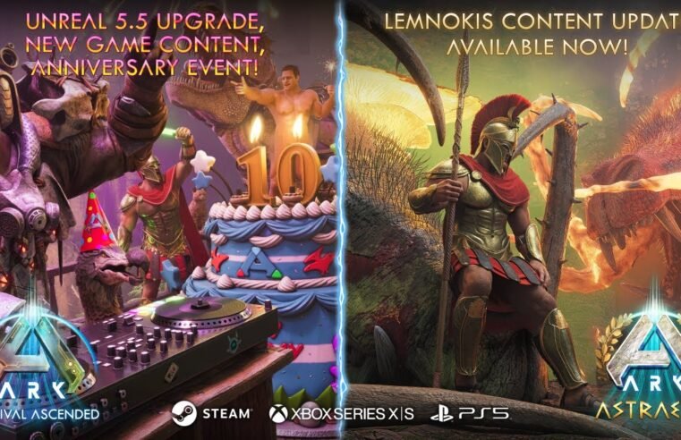 ASA Unreal 5.5 Upgrade, Anniversary Event, Astraeos Update