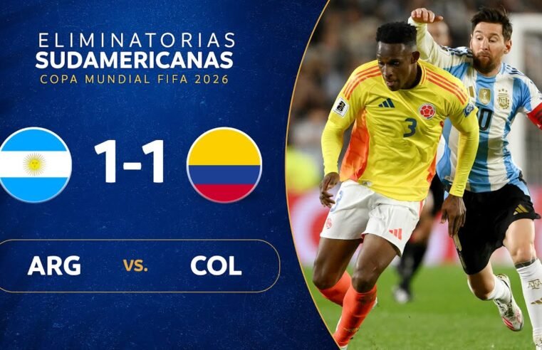ARGENTINA vs. COLOMBIA [1-1] | RESUMEN | ELIMINATORIAS SUDAMERICANAS | FECHA 16