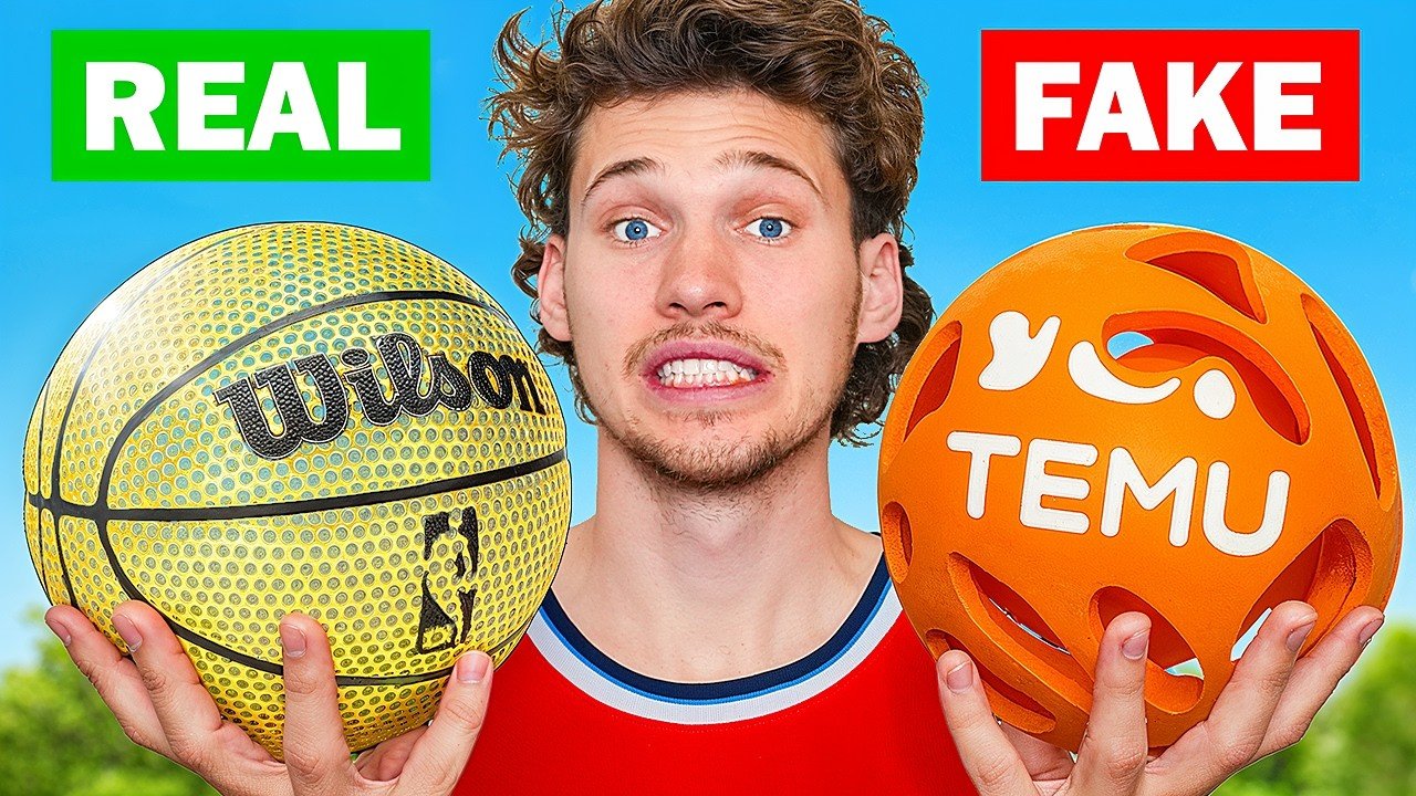 Testing Temu SCAM Basketball Products!