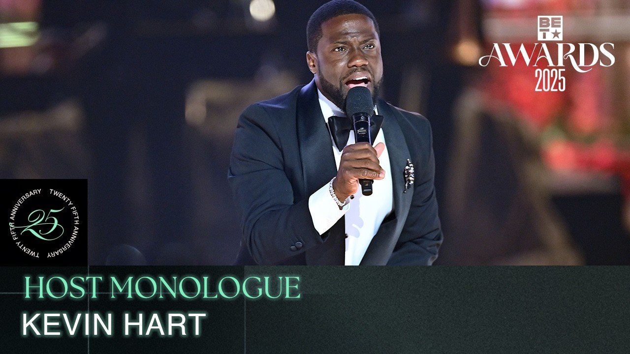 Kevin Hart Doesn’t Hold Back—Roasts Snoop, Jamie Foxx, GloRilla, Kanye & More | BET Awards ’25