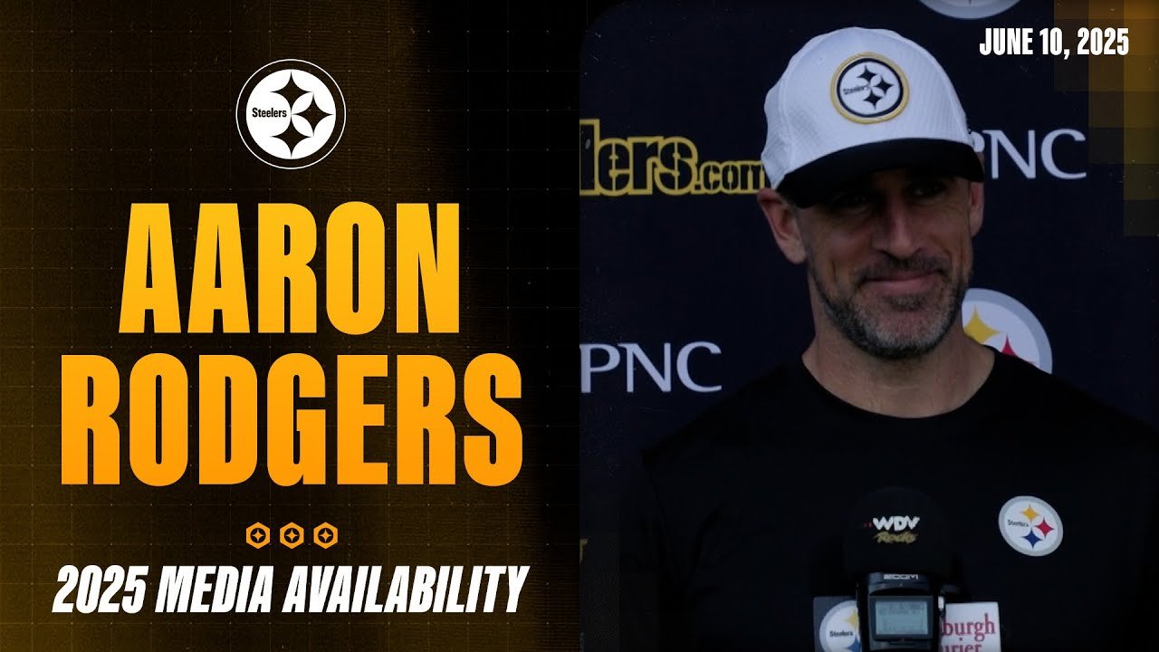 Aaron Rodgers Media Availability (June 10) | Pittsburgh Steelers