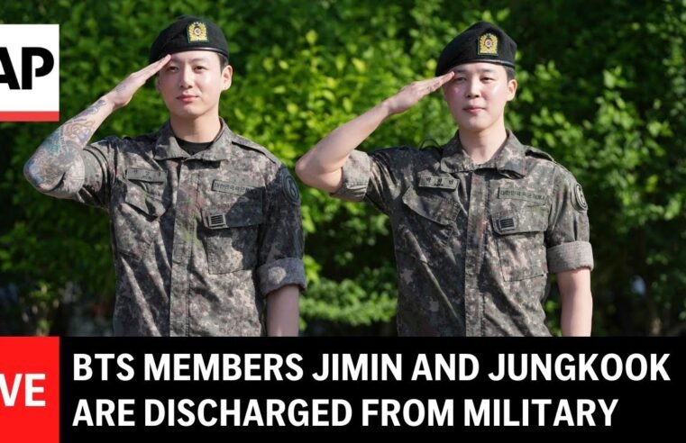 LIVE: BTS members JungKook and Jimin are discharged from South Korea military