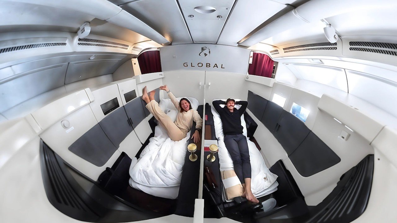 First Class on the World’s Newest Airline (Global Airlines)