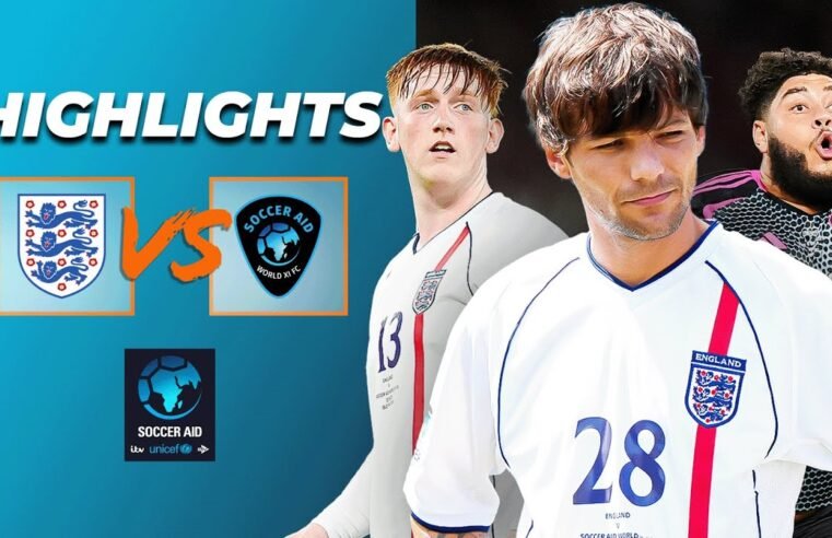HIGHLIGHTS – Soccer Aid 2025 | England v World XI | Tomlinson, Zuu, Tevez, Ginge, Rooney & More!