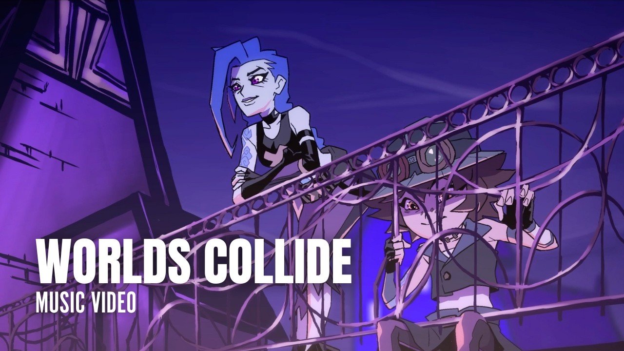 JVKE – Worlds Collide (feat. Reed Shannon, Livingston) (Fan Animated Music Video)