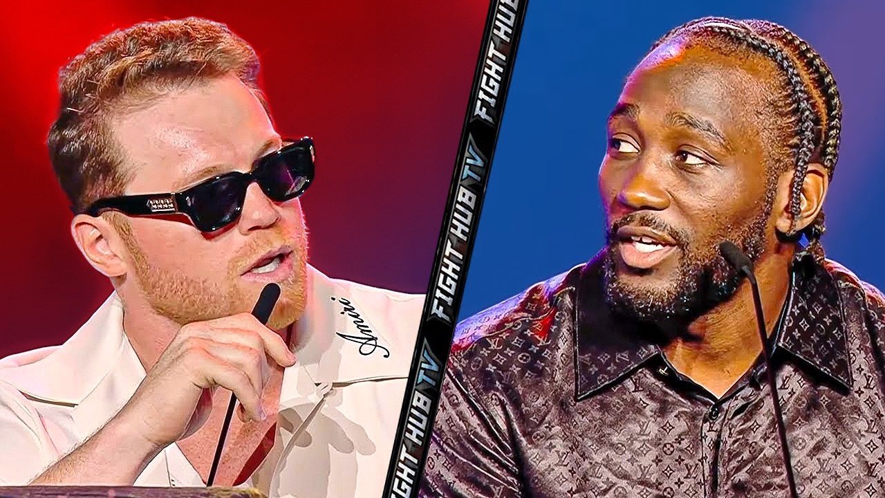 Canelo vs Terence Crawford – FULL Press Conference & Face Off Video