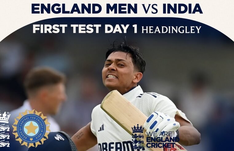 Centuries For Jaiswal And Gill | Highlights – England v India Day 1 | Rothesay Test 2025
