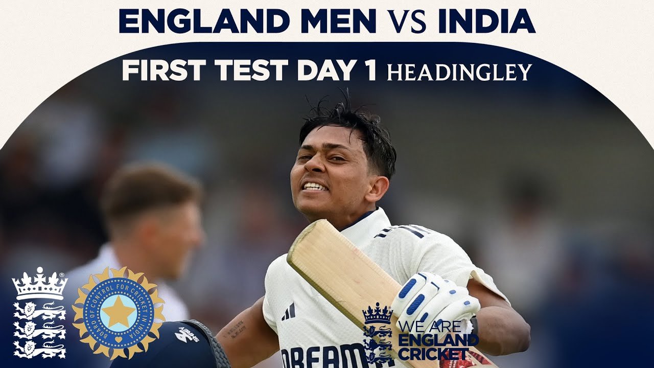 Centuries For Jaiswal And Gill | Highlights – England v India Day 1 | Rothesay Test 2025