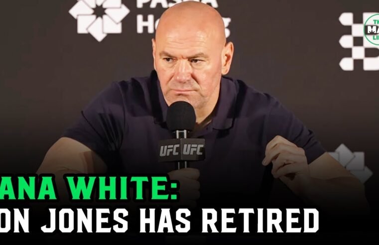 Dana White: “Jon Jones has RETIRED; Tom Aspinall is HEAVYWEIGHT CHAMP”