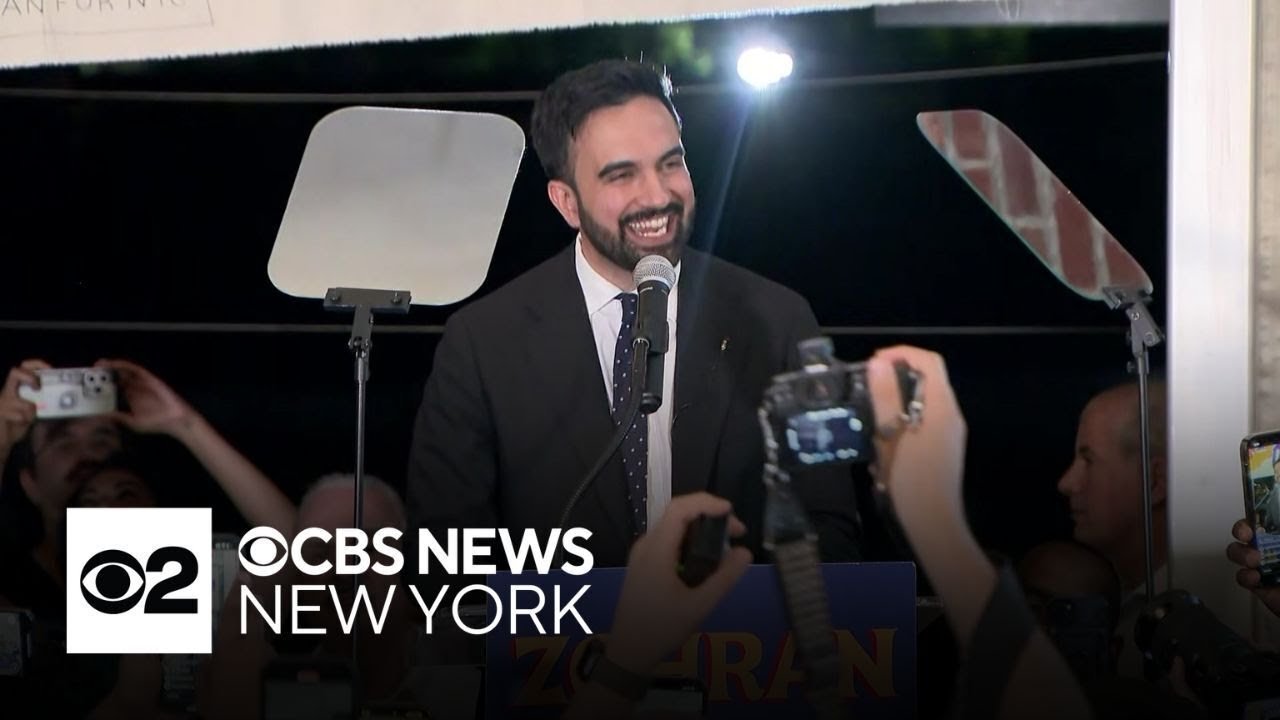Zohran Mamdani claims victory in NYC Democratic mayoral primary | Full speech
