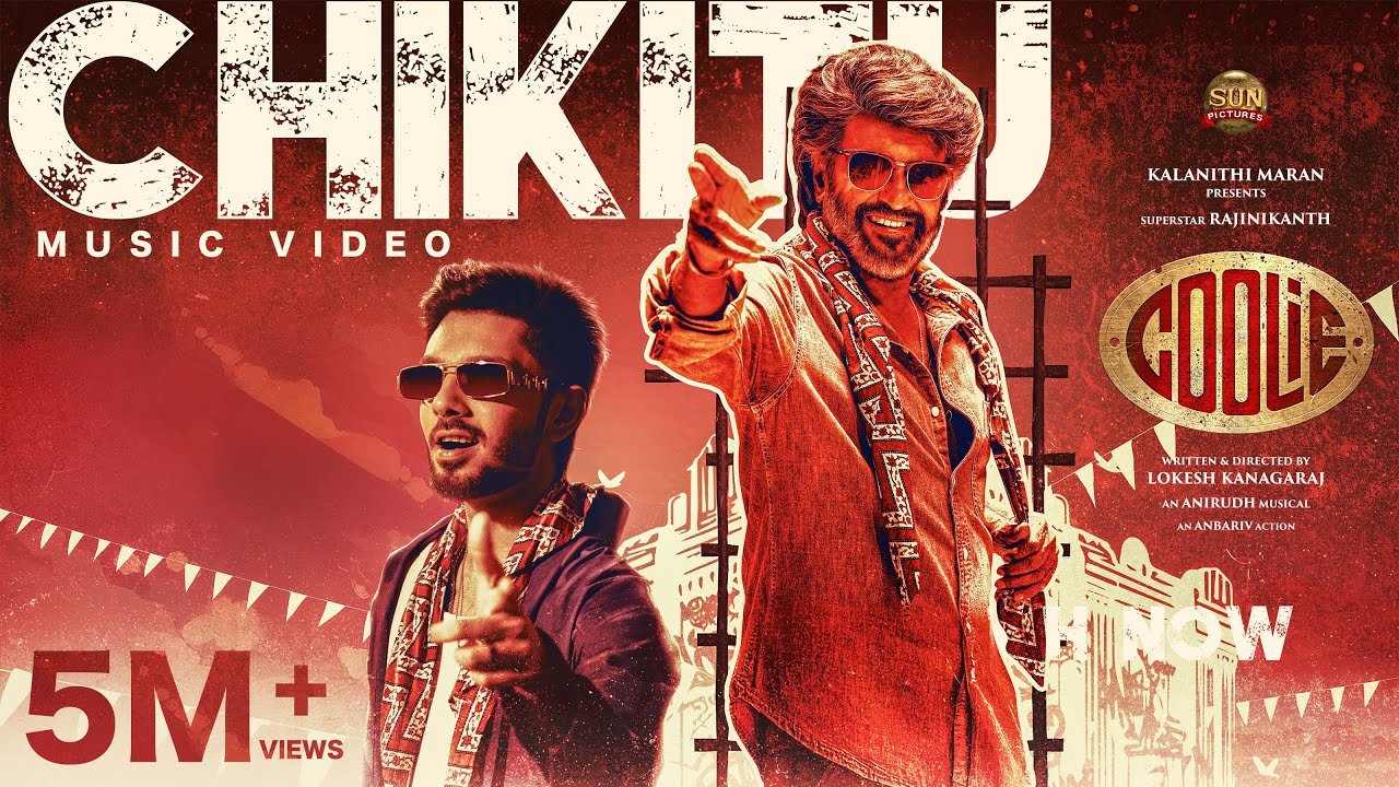 Chikitu – Official Music Video | COOLIE | Superstar Rajinikanth | Sun Pictures | Lokesh | Anirudh