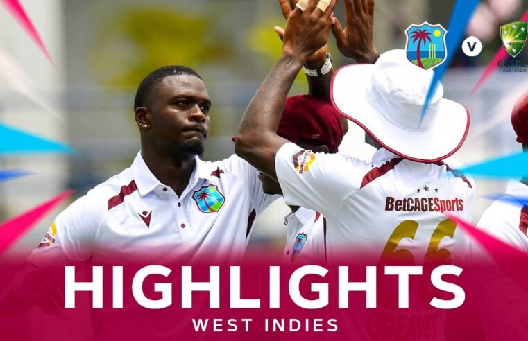 14 Wickets Fall On Day 1 | Highlights | West Indies v Australia | 1st Test Day 1