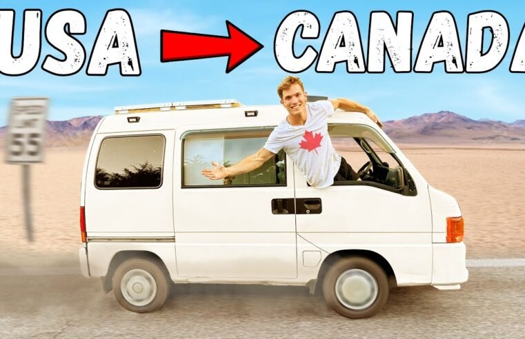 Driving my TINY camper 1,000 miles to Canada