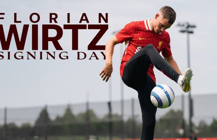 Florian Wirtz: Signing Day | Liverpool FC