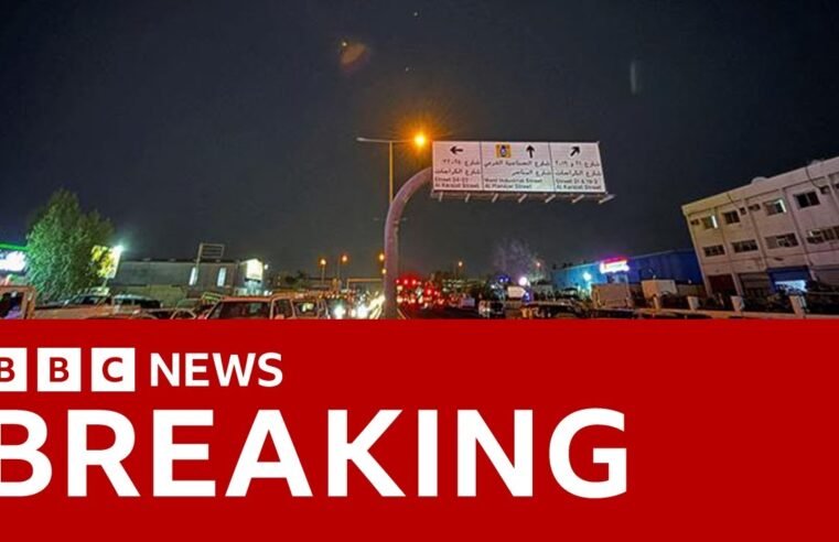 Iran launches missiles at US bases in Qatar and Iraq, state media reports | BBC News