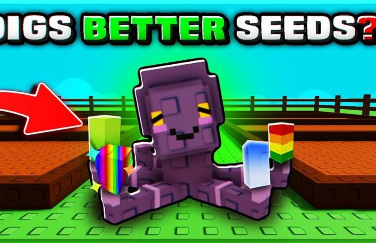 Using Only Seeds My MIMIC OCTOPUS DIGS UP! (BETTER SEEDS?) | Grow a Garden