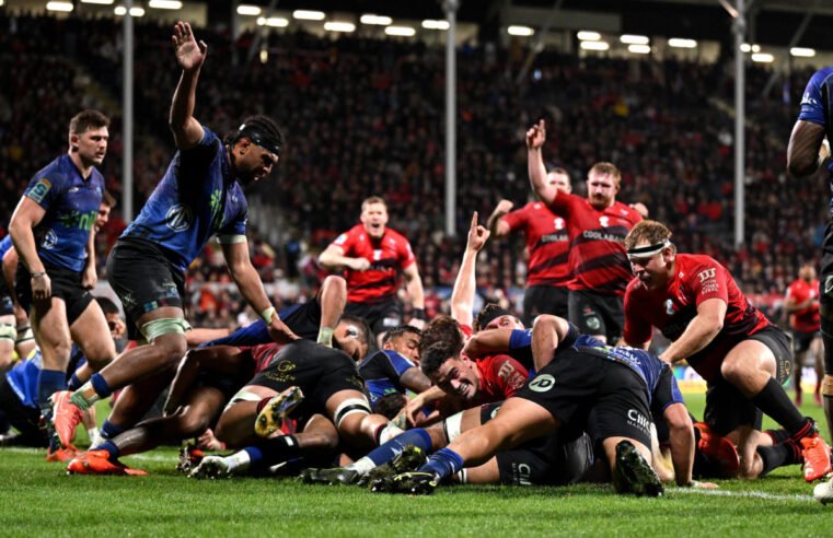 Crusaders edge champs to book home final