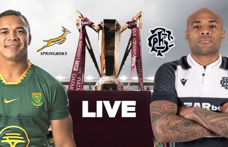 LIVE: Springboks vs Barbarians