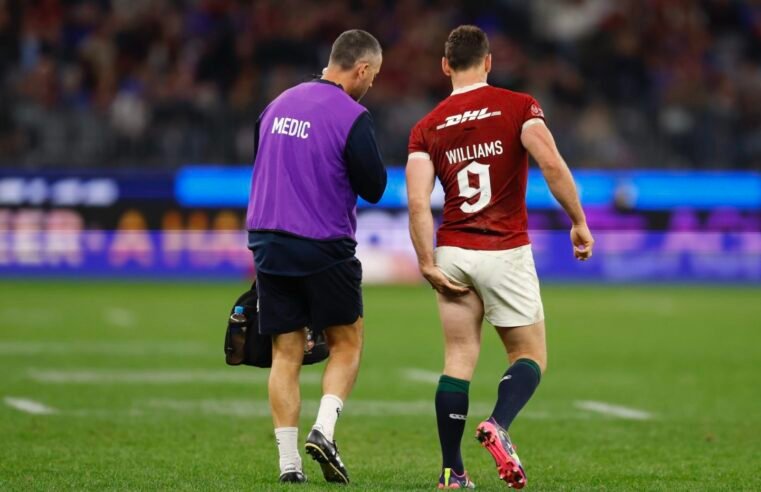 Lions sweat on injured scrumhalf