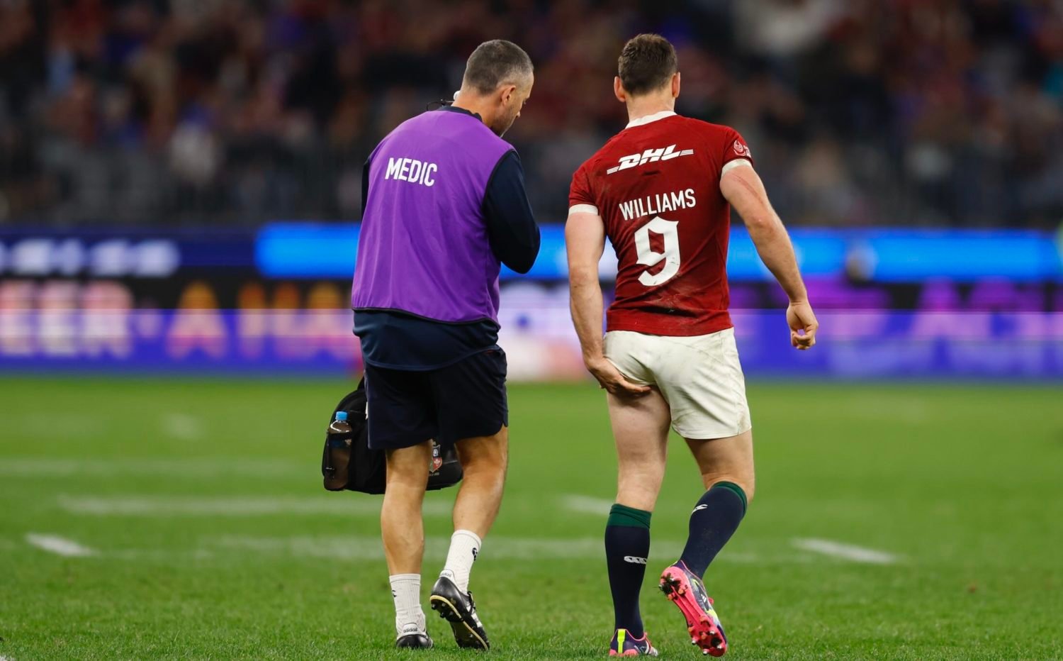 Lions sweat on injured scrumhalf