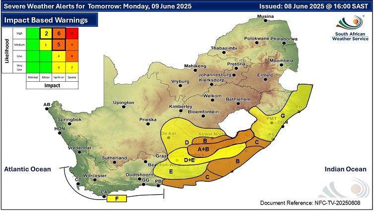 Gauteng’s cold front to end on Wednesday – SABC News