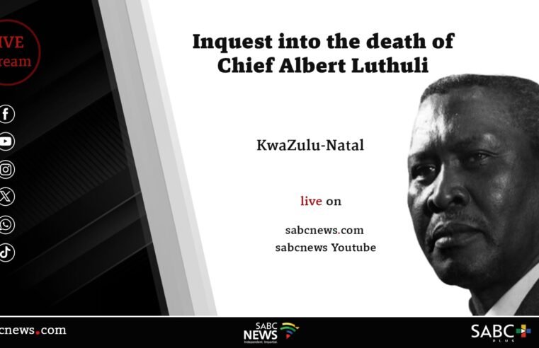 LIVE: Inquest into the death of Chief Albert Luthuli | 02 June 2025 – SABC News
