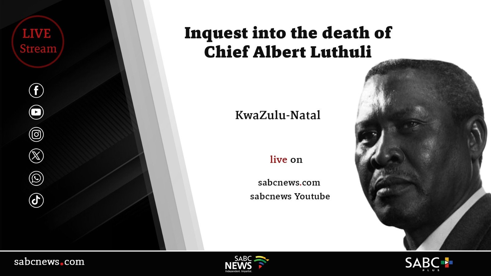 LIVE: Inquest into the death of Chief Albert Luthuli | 02 June 2025 – SABC News