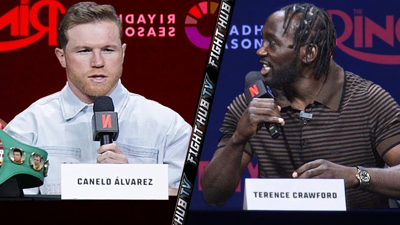 HEATED – Canelo Alvarez vs Terence Crawford FULL Press Conference & Face Off Video