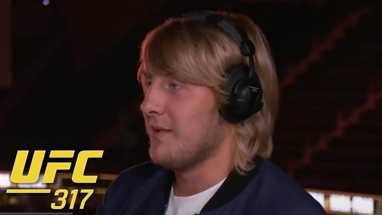 Paddy Pimblett says Ilia Topuria ‘feels weak’ after the push at #UFC317 | ESPN MMA