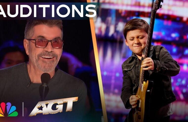 Early Release: 10-Year-Old Guitar Prodigy Bay Melnick Virgolino SHOCKS The Judges! | AGT 2025