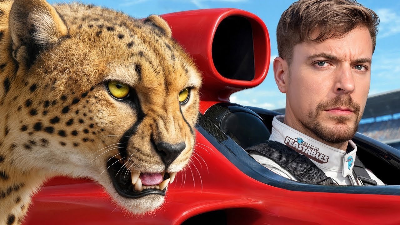 World’s Fastest Car Vs Cheetah!