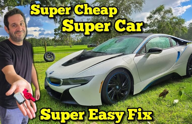 I Bought a Cheap Undrivable BMW Supercar and Fixed it with a $5 Motor