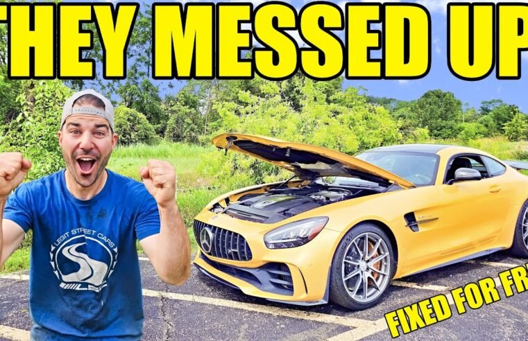I Fixed My AMG GT R For FREE & Discovered It’s SUPER Powerful! Factory Freak Or Mercedes Test Mule?