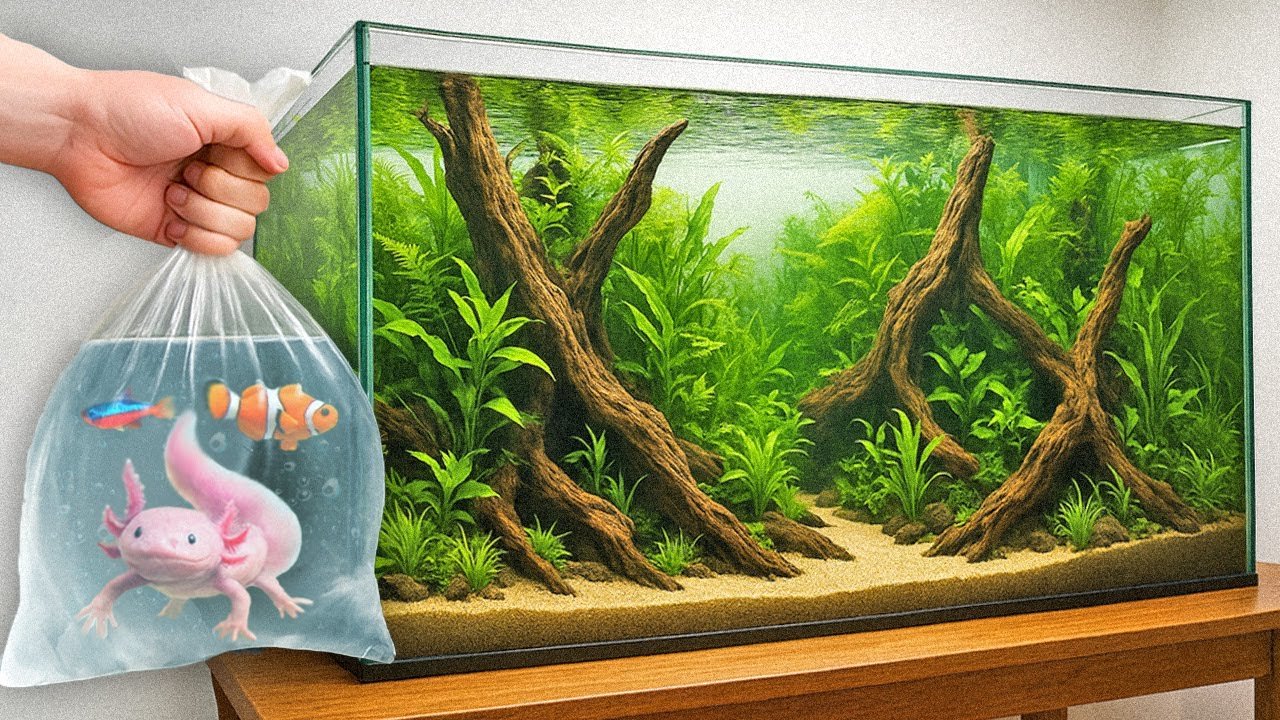 I Built a Mega Fish Tank (for the coolest fish)