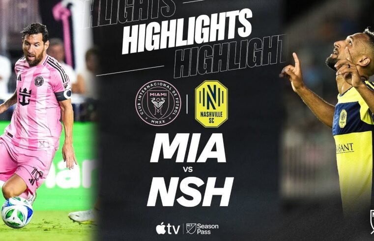 Inter Miami CF vs. Nashville SC | Full Match Highlights | Messi 5th Straight Brace!