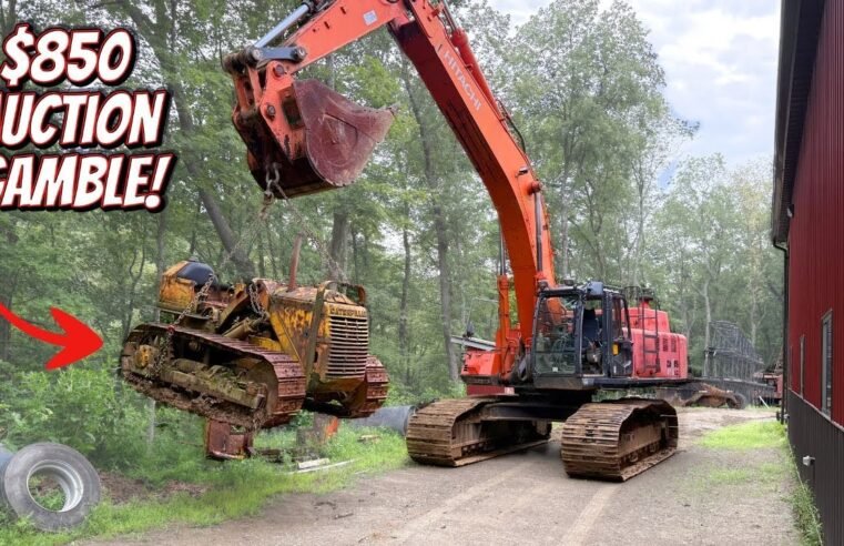 1950s Caterpillar hasn’t run in many years … WILL IT START??