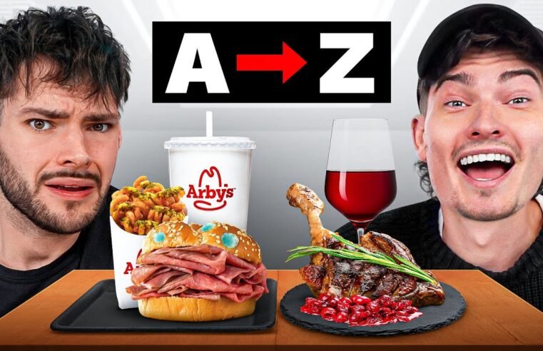 We Ate Every Restaurant From A-Z!